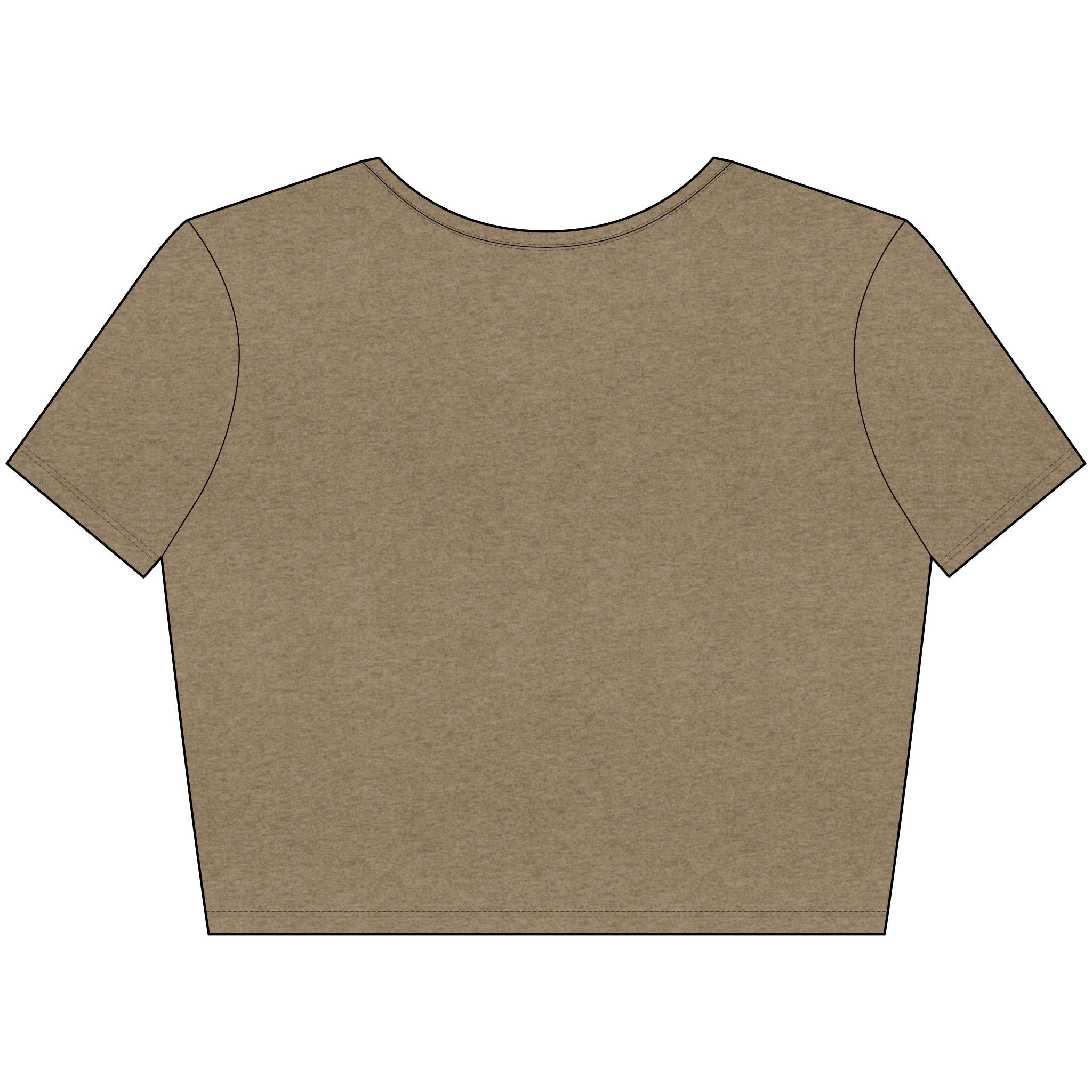 Coffee Cup Hands Women’s Crop Tee