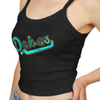 Women's Crop Tank Top Coffee Hands Logo