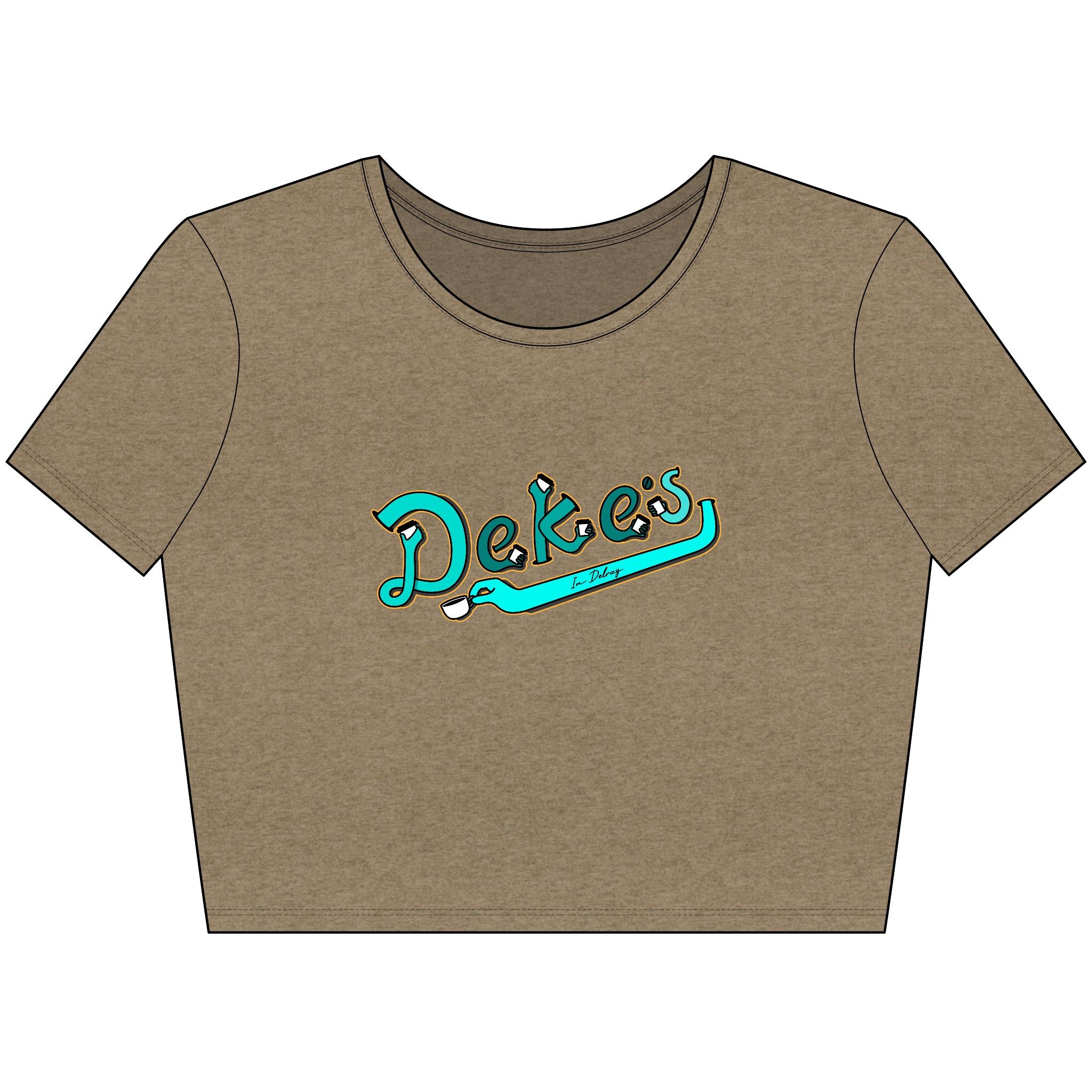 Coffee Cup Hands Women’s Crop Tee