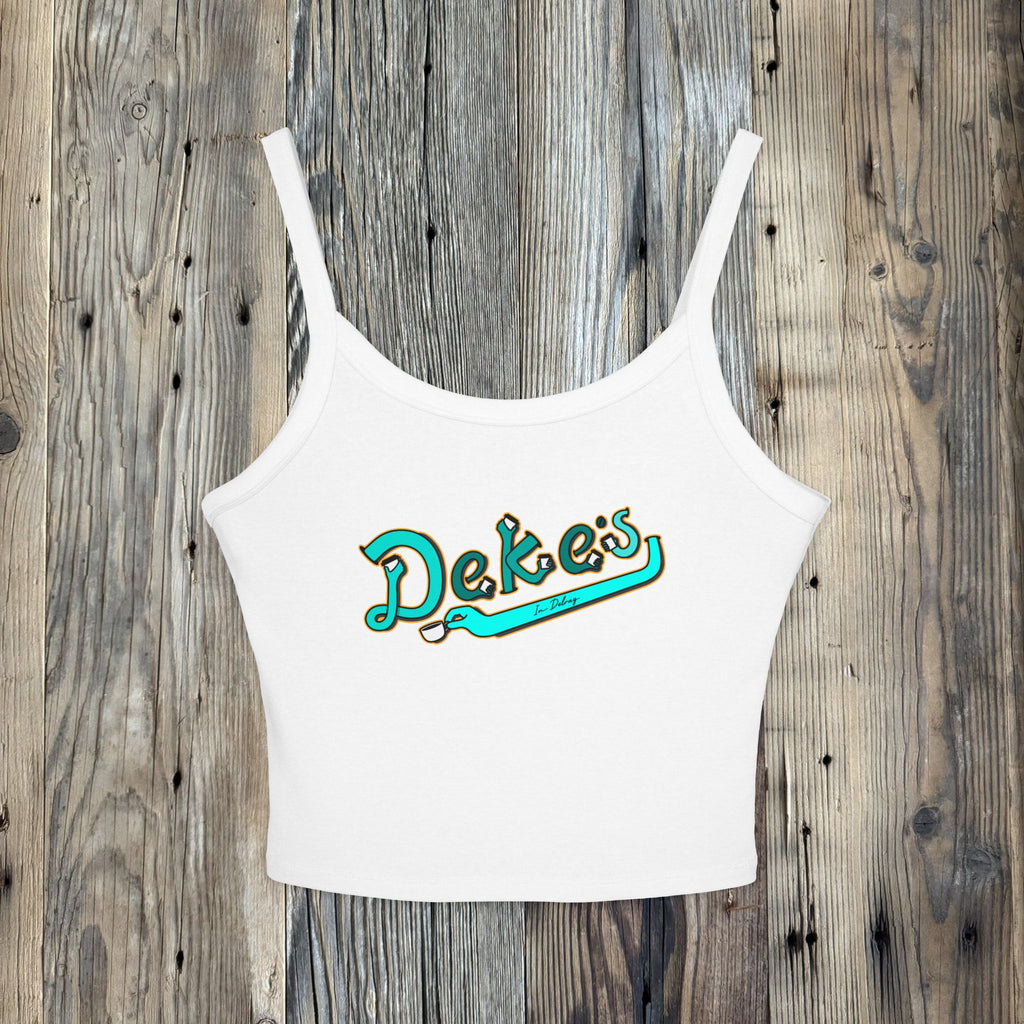 Women's Crop Tank Top Coffee Hands Logo