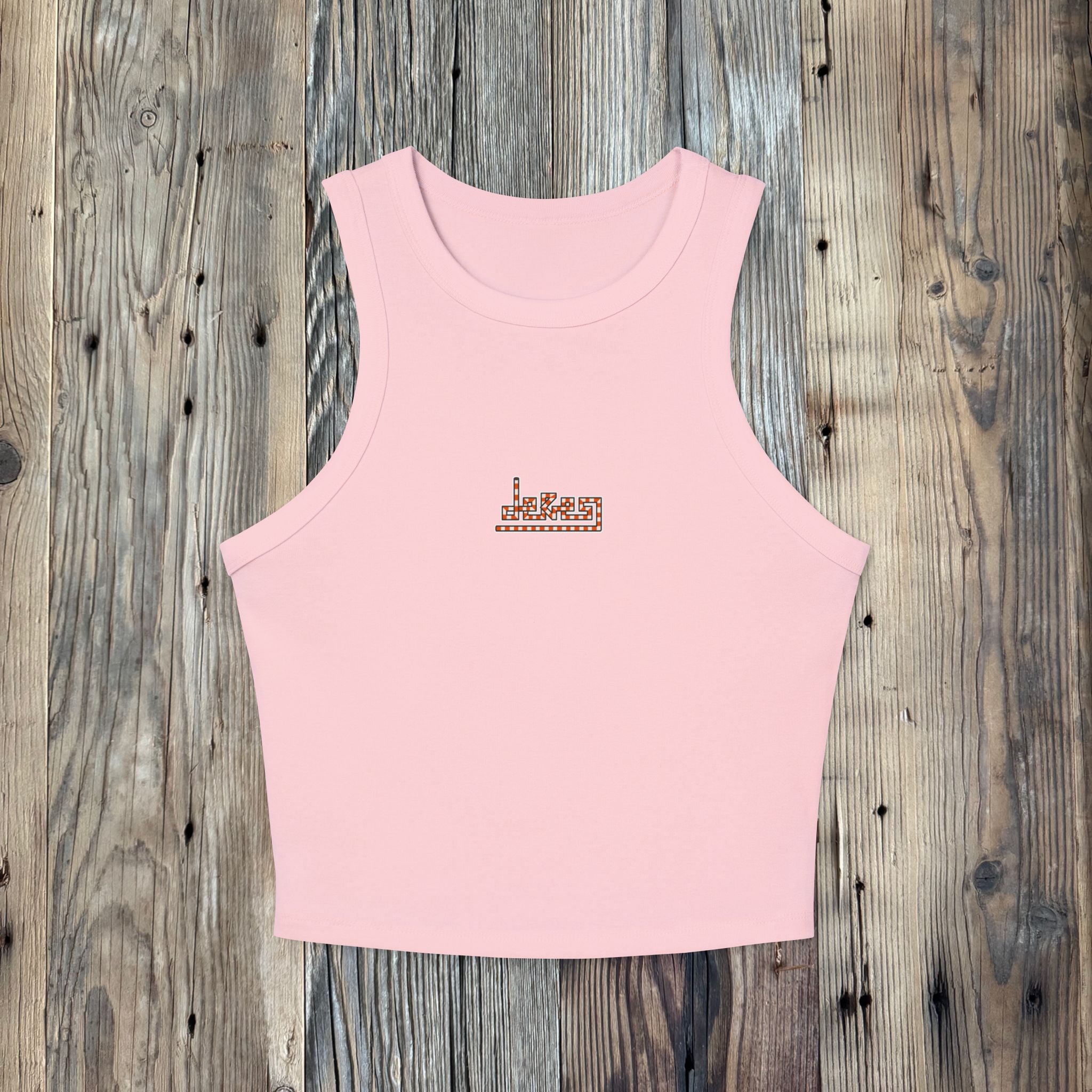 Women's Flamingo Rib Racer Tank