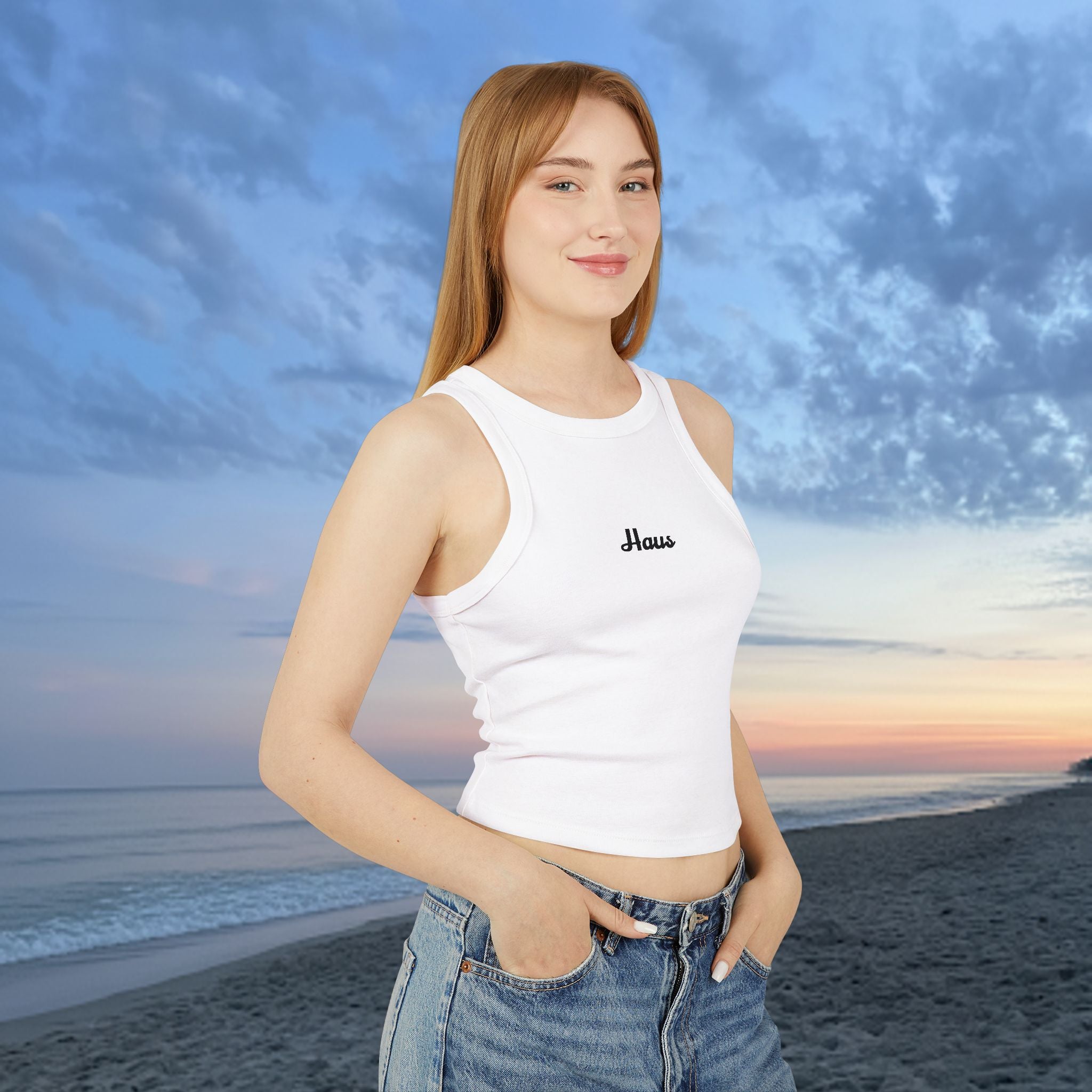 Women's Rib Crop Yoga Tank