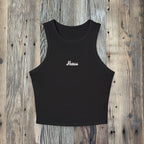 Women's Rib Crop Yoga Tank