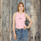 Women's Flamingo Rib Racer Tank