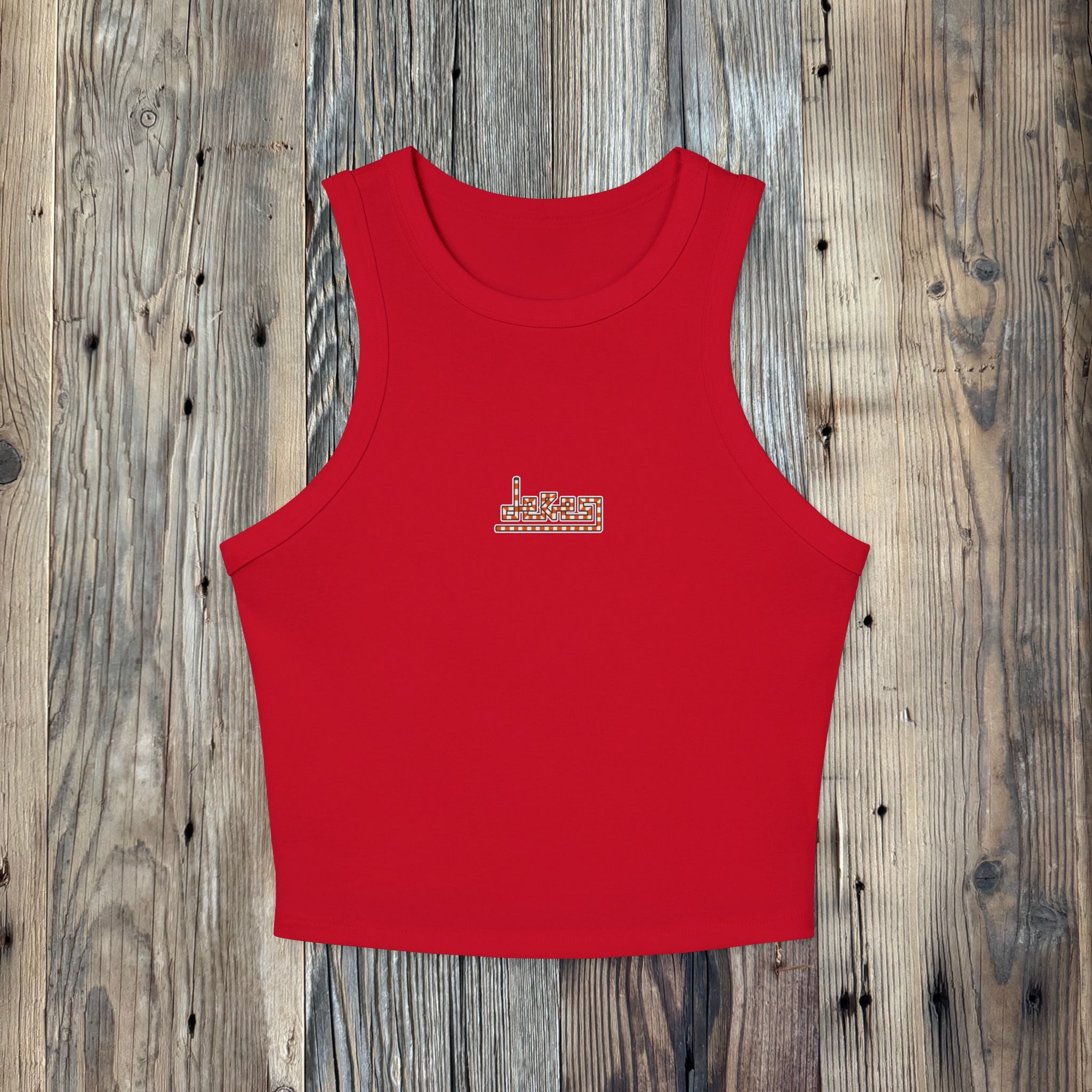 Women's Flamingo Rib Racer Tank