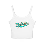 Women's Crop Tank Top Coffee Hands Logo