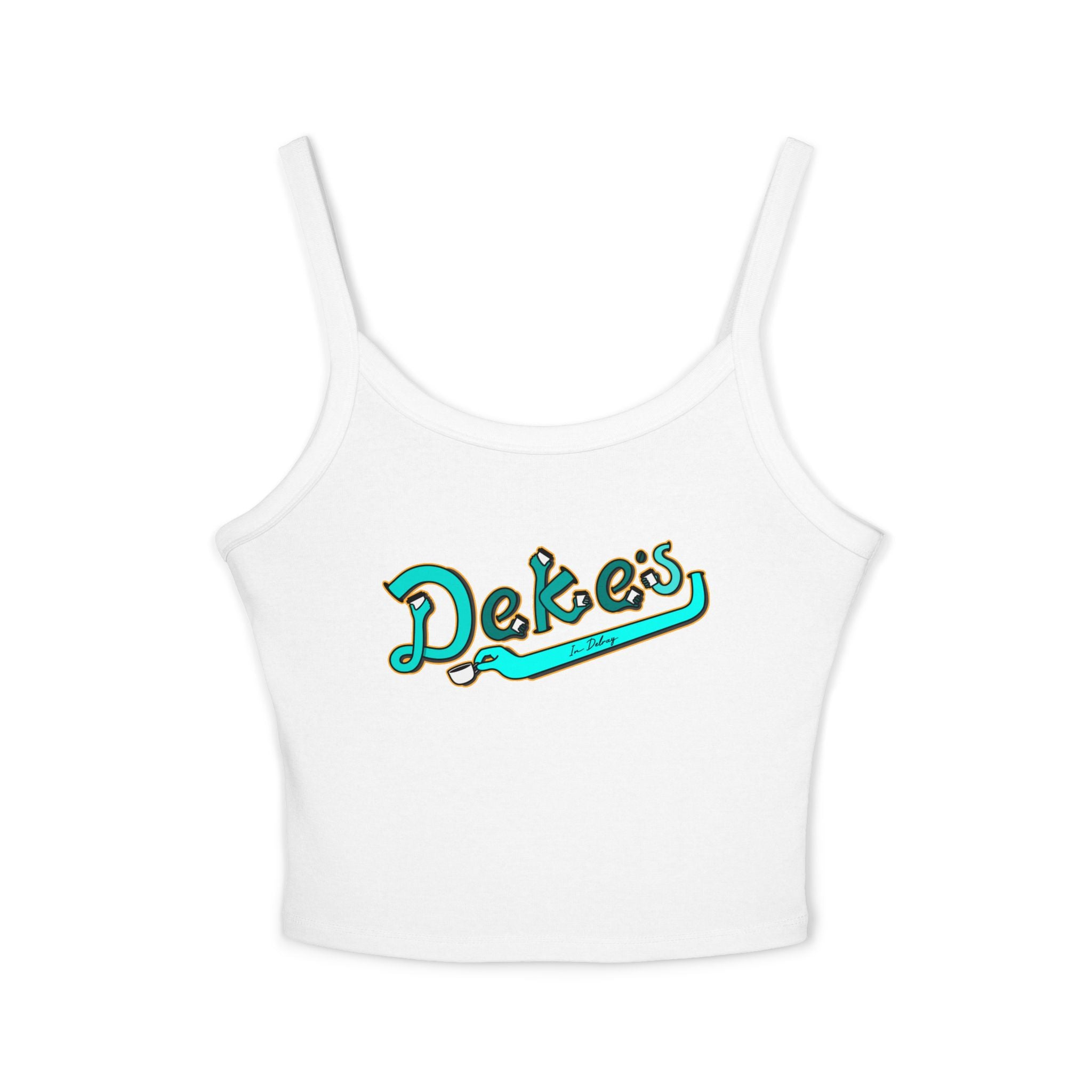 Women's Crop Tank Top Coffee Hands Logo