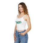 Women's Crop Tank Top Coffee Hands Logo