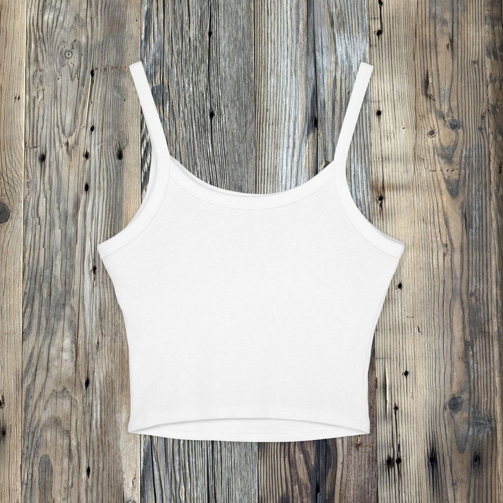 Women's Crop Tank Top Coffee Hands Logo