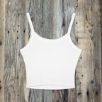 Women's Crop Tank Top Coffee Hands Logo