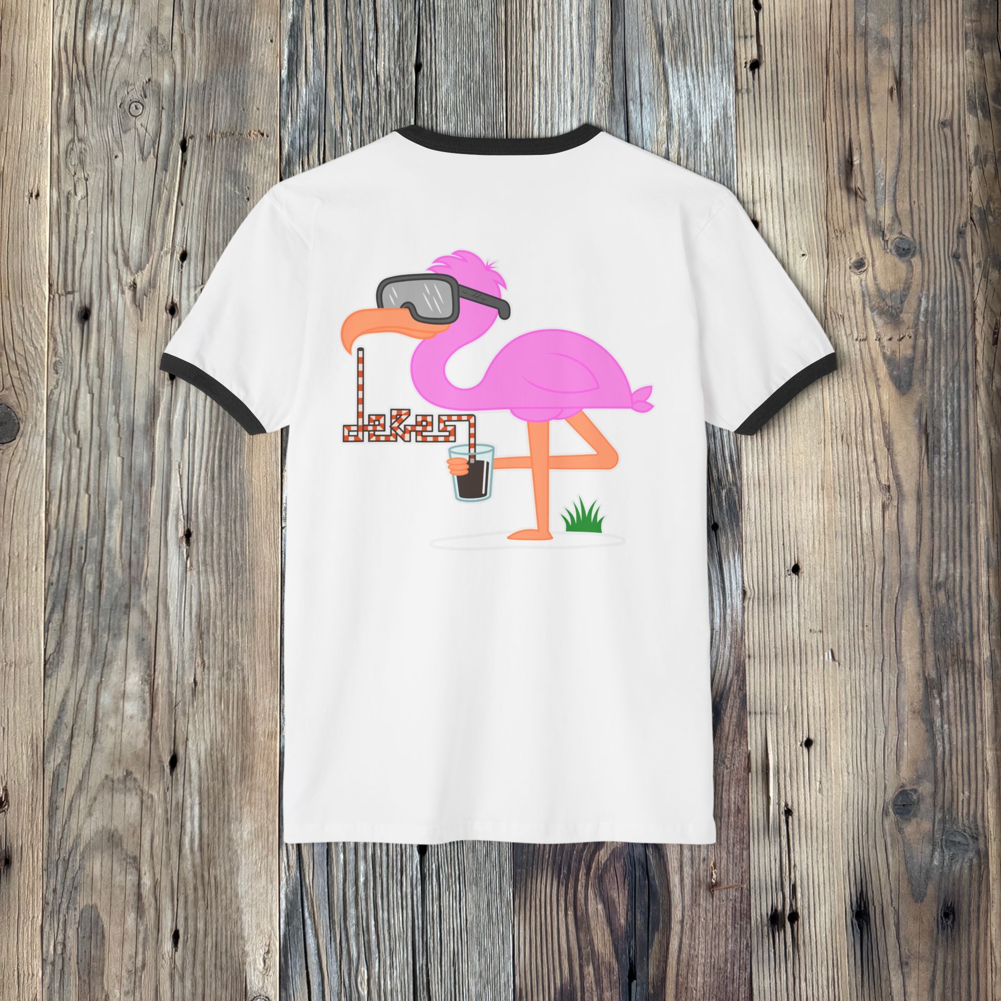 Flamingo Ringer Tee