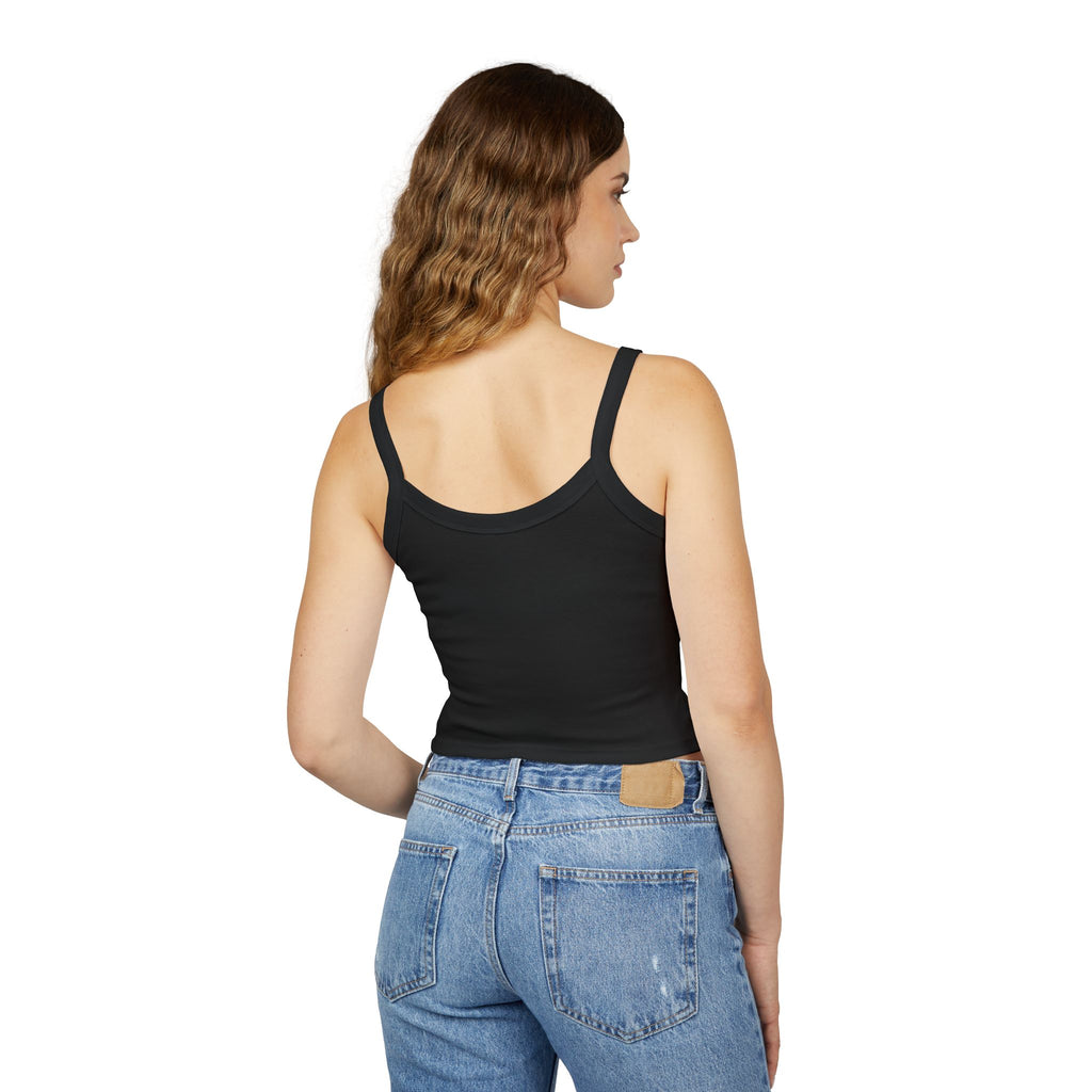 Women's Crop Tank Top Coffee Hands Logo