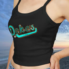 Women's Crop Tank Top Coffee Hands Logo