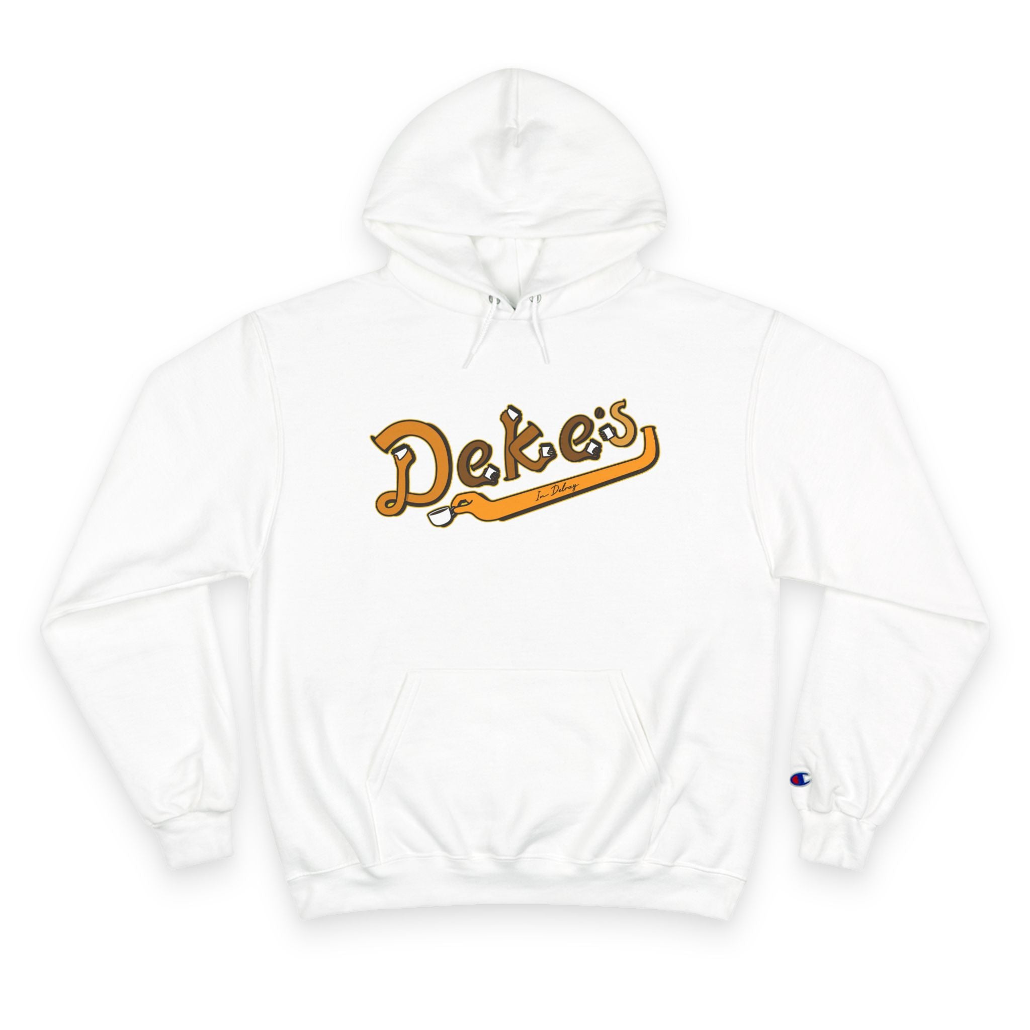 Coffee Hands Gold Logo Champion Hoodie