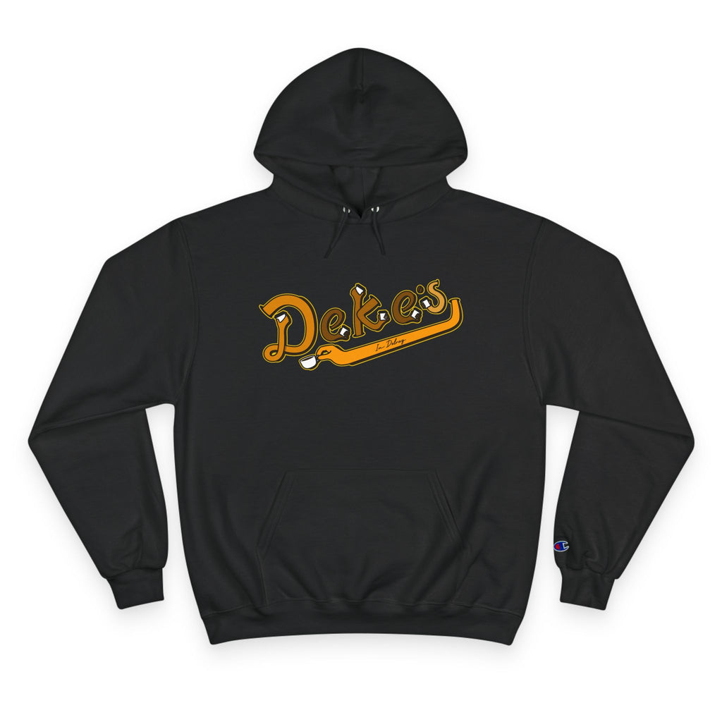 Coffee Hands Gold Logo Champion Hoodie