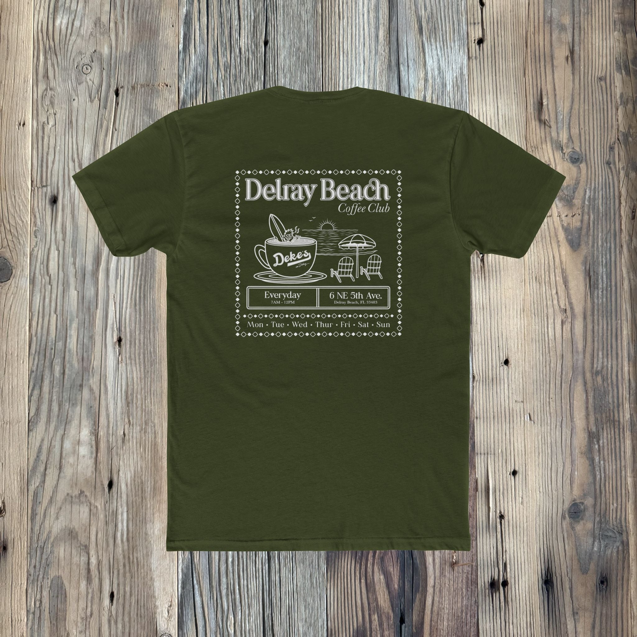 Delray Beach Coffee Club T-Shirt