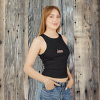 Women's Flamingo Rib Racer Tank