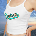 Women's Crop Tank Top Coffee Hands Logo