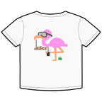 Organic Rib Flamingo Tee