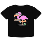Organic Rib Flamingo Tee