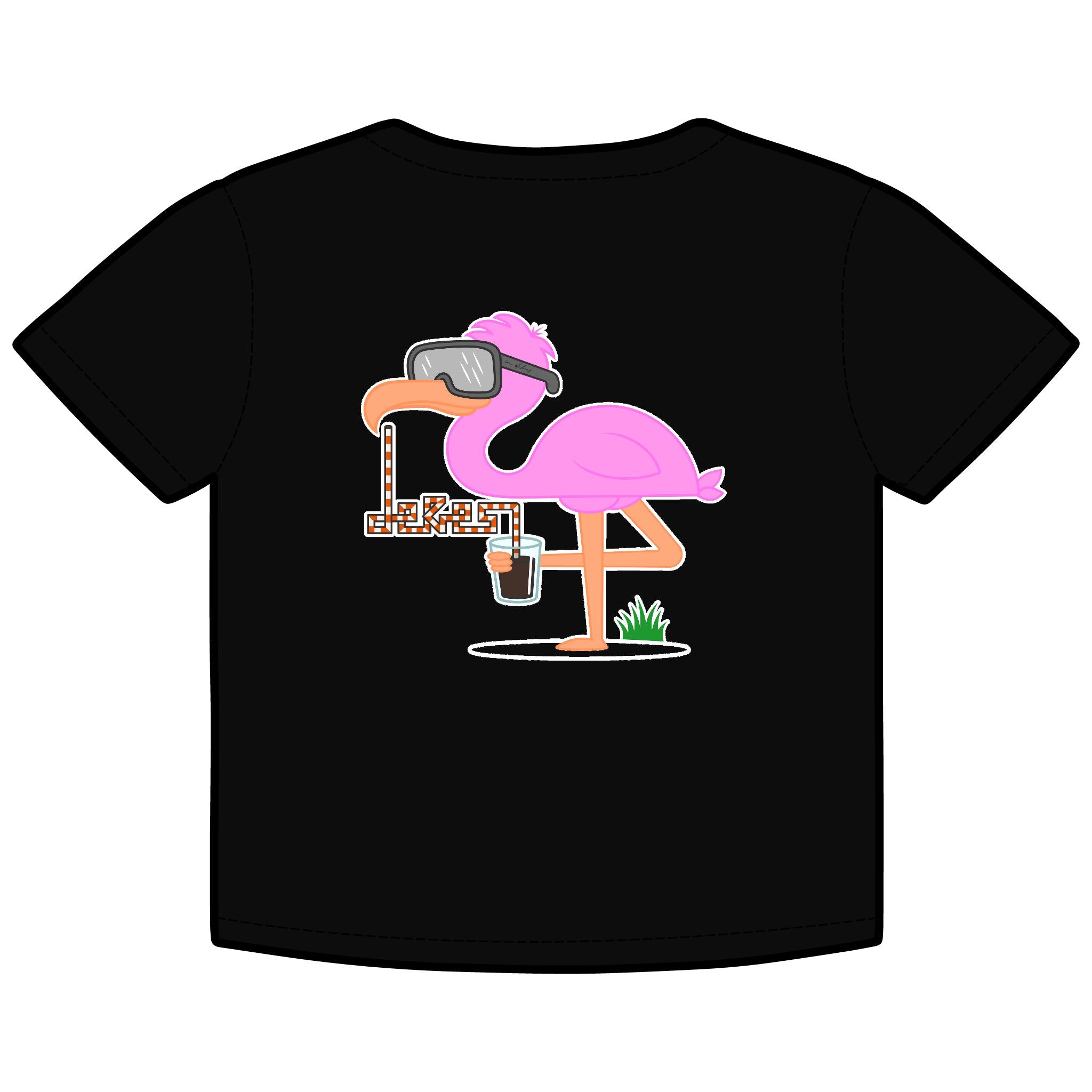 Organic Rib Flamingo Tee