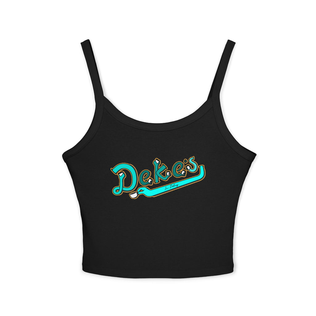 Women's Crop Tank Top Coffee Hands Logo