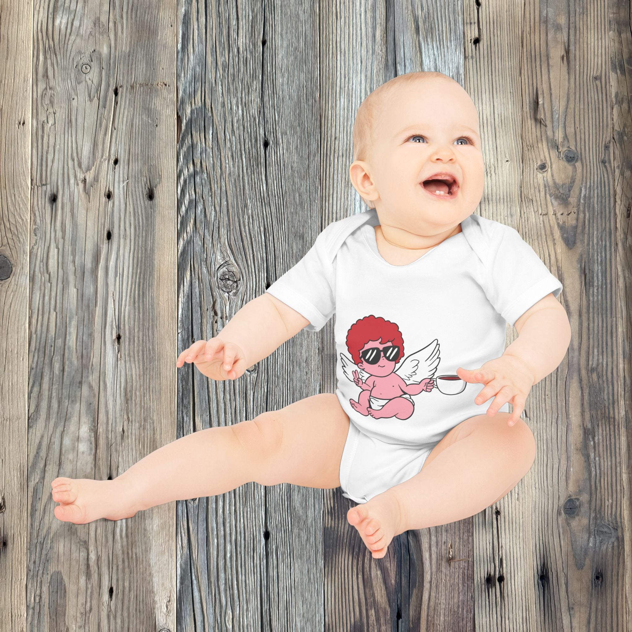 Coffee Cherub Onesie