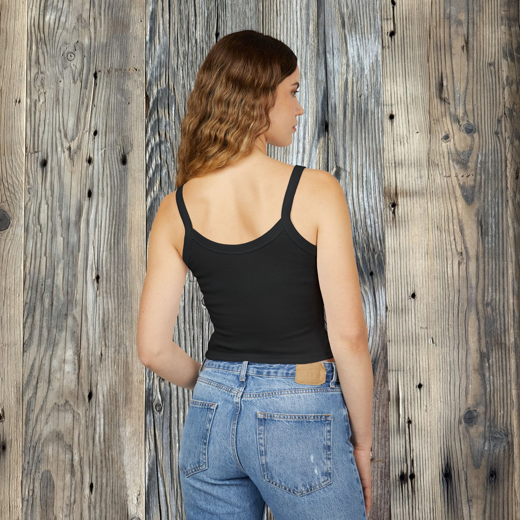 Women's Crop Tank Top Coffee Hands Logo