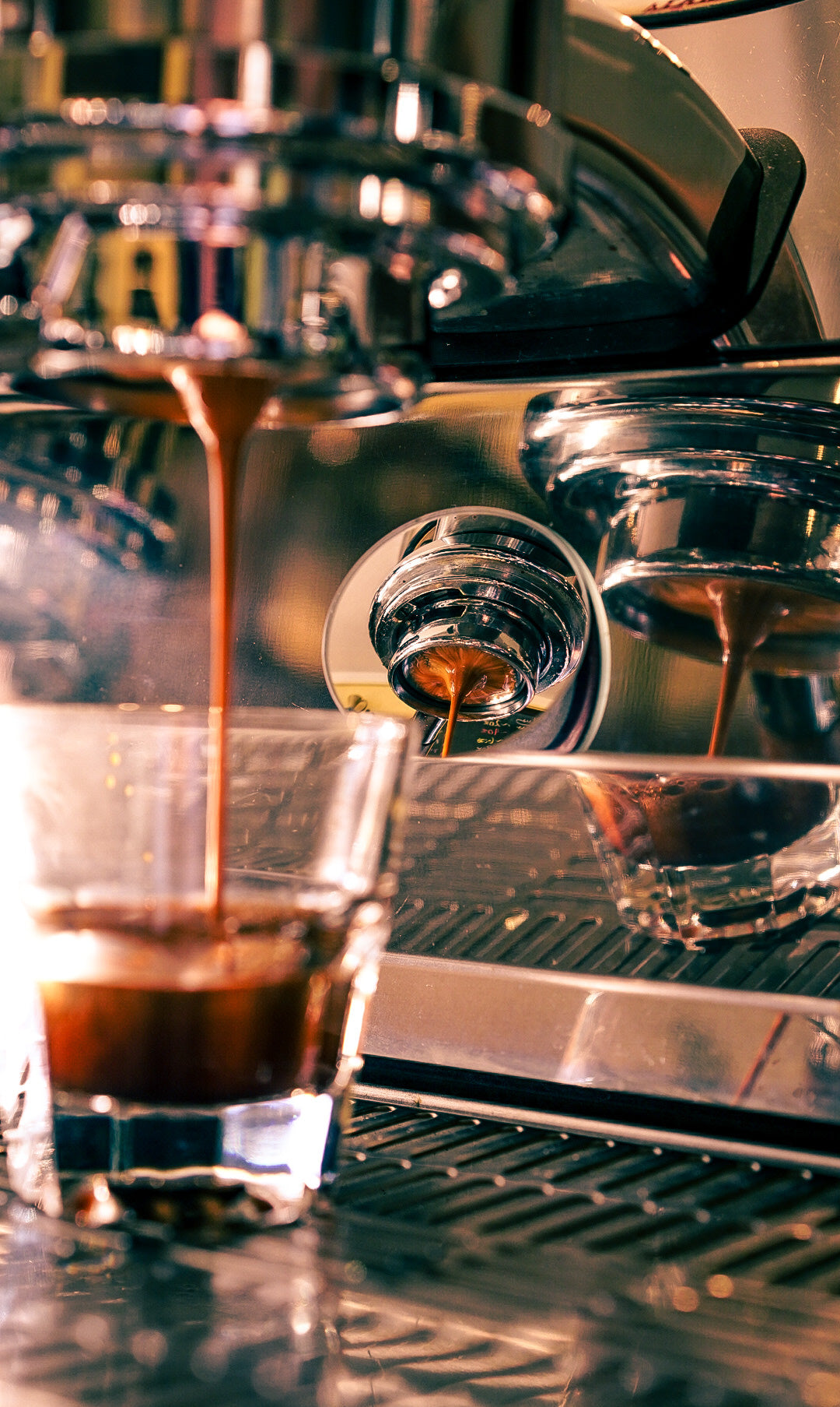 Coffee setup at Deke's in Delray